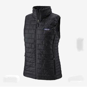 Patagonia Black Nano Puff Vest Size Medium
